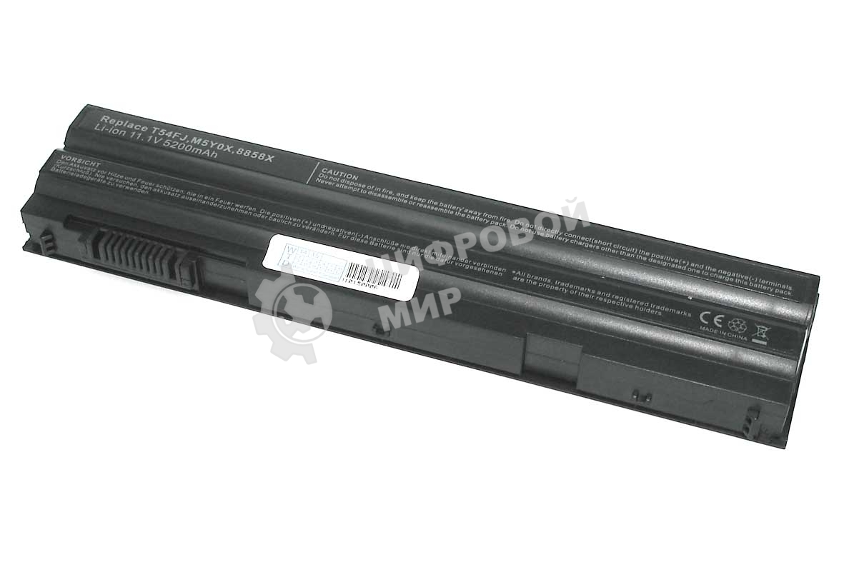 Аккумуляторная батарея для ноутбука Dell Latitude E6420 5200mAh T54FJ OEM черный