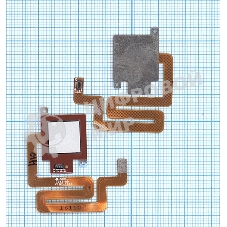 Шлейф со сканером отпечатка пальца для Xiaomi Redmi 4 белый