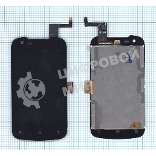 Дисплей для Lenovo A500 черный