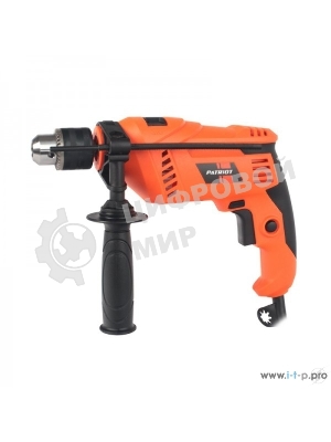Дрель электрическая ударная PATRIOT FD 750h 120301444 с ударом, мощность 710Вт, макс.диаметр 13мм, глубиномер + дополнительная ручка