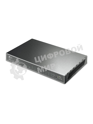Коммутатор TP-Link SMB TL-SG2008 8-port Pure-Gigabit Desktop Smart Switch, 8 10/100/1000Mbps RJ45 ports, Tag-based VLAN, STP/RSTP/MSTP, IGMP V1/V2/V3 Snooping, DHCP Filtering, 802.1P Qos, Rate Limiting, Voice VLAN,
