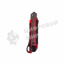 Нож с сегментированным лезвием Rexant 25 мм, корпус ABS пластик обрезиненный