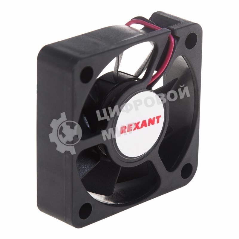Вентилятор для корпуса Rexant RХ 5015MS 12VDC черный, 50 мм, 5000 об/мин, 33 дБ, 2 pin