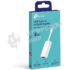 Сетевой адаптер TP-Link UE300C USB Type-C to RJ45 Gigabit Ethernet Network Adapter, USB 3.0 port, 10/100/1000 RJ45 port, Foldable,Portable and Lightweight design, Plug and Play
