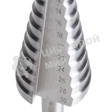 Сверло по металлу ступенчатое Kranz 4,0-30,0 мм 98 мм 62 HRC