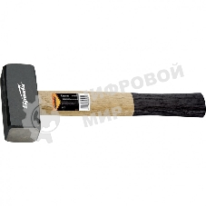 Кувалда Sparta 1000 г, кованая головка, деревянная двухцветная рукоятка