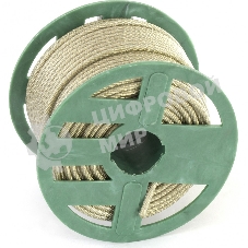 Трос металлополимерный Сибртех прозрачный ПР-5,0