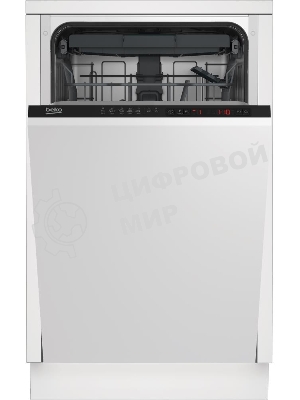 Встраиваемая посудомоечная машина Beko BDIS1W861, белый, 44.8 см, 9 компл., 55 дБ, класс A