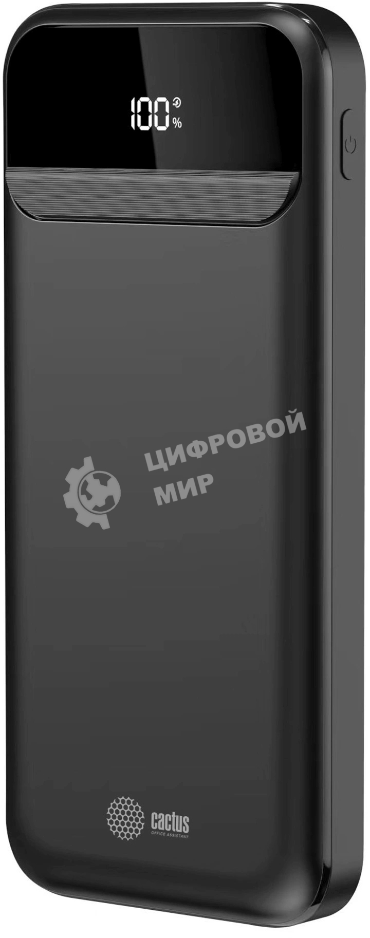 Портативный аккумулятор Cactus CS-PBFSCA-10000 10000mAh 4.5A 2xUSB-A/USB-C черный