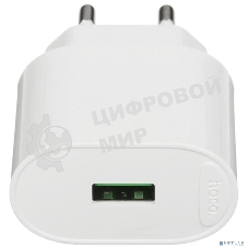 Сетевое зарядное устройство HOCO C109A/ Сетевое ЗУ/ QC 3.0/ 1 USB/ Выход: 18W/ White