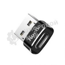 Переходник HOCO UA6 USB to Type-C, черный