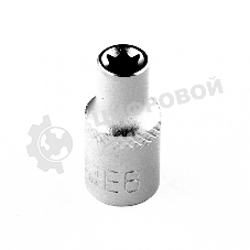 Головка торцевая Stels 1/4, Е6, CrV