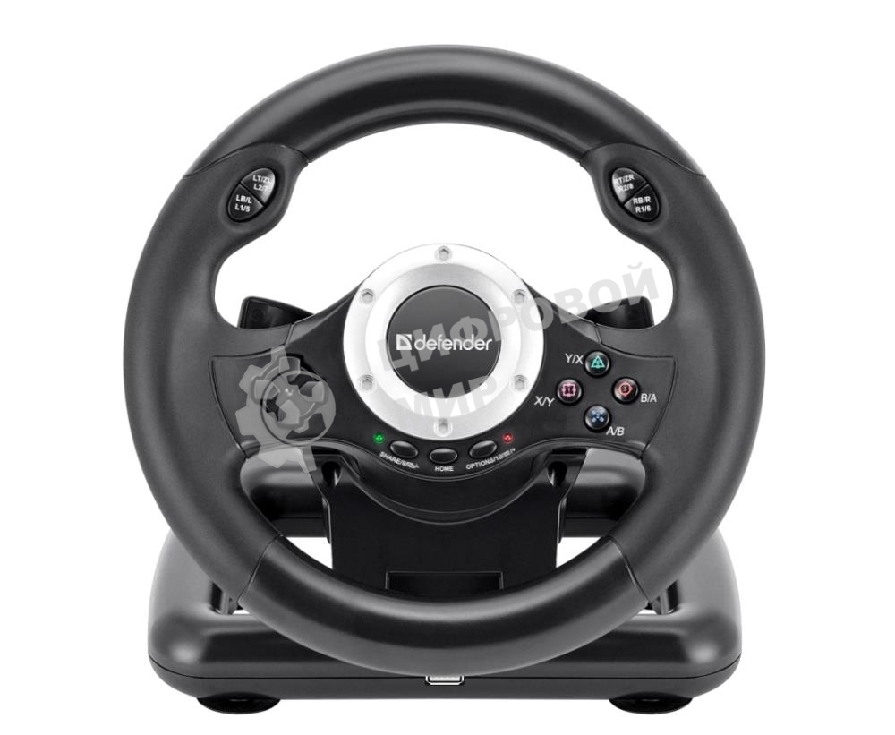 Игровой руль Defender TURBO PRO PC/PS3/PS4/XBOX