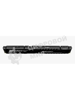 Оперативная память Kingston Fury Beast, DDR5, 16GB (1x16GB), 5600MHz, CL40, DIMM, с радиаторами, черный