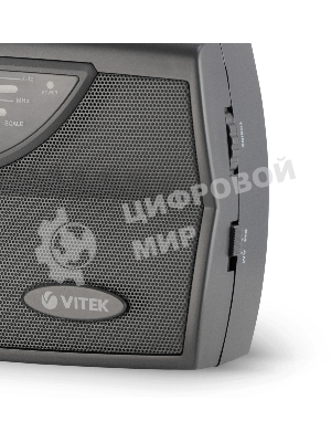 Радиоприемник Vitek VT-3591 (GY) LED индикатор Телескопическая антенна Тип батареек	UM-1
