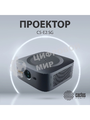 Проектор Cactus CS-E2.SG DLP 5600Lm (1920x1080) 200000:1 ресурс лампы:20000часов 1xUSB typeA 1xHDMI 4.2кг