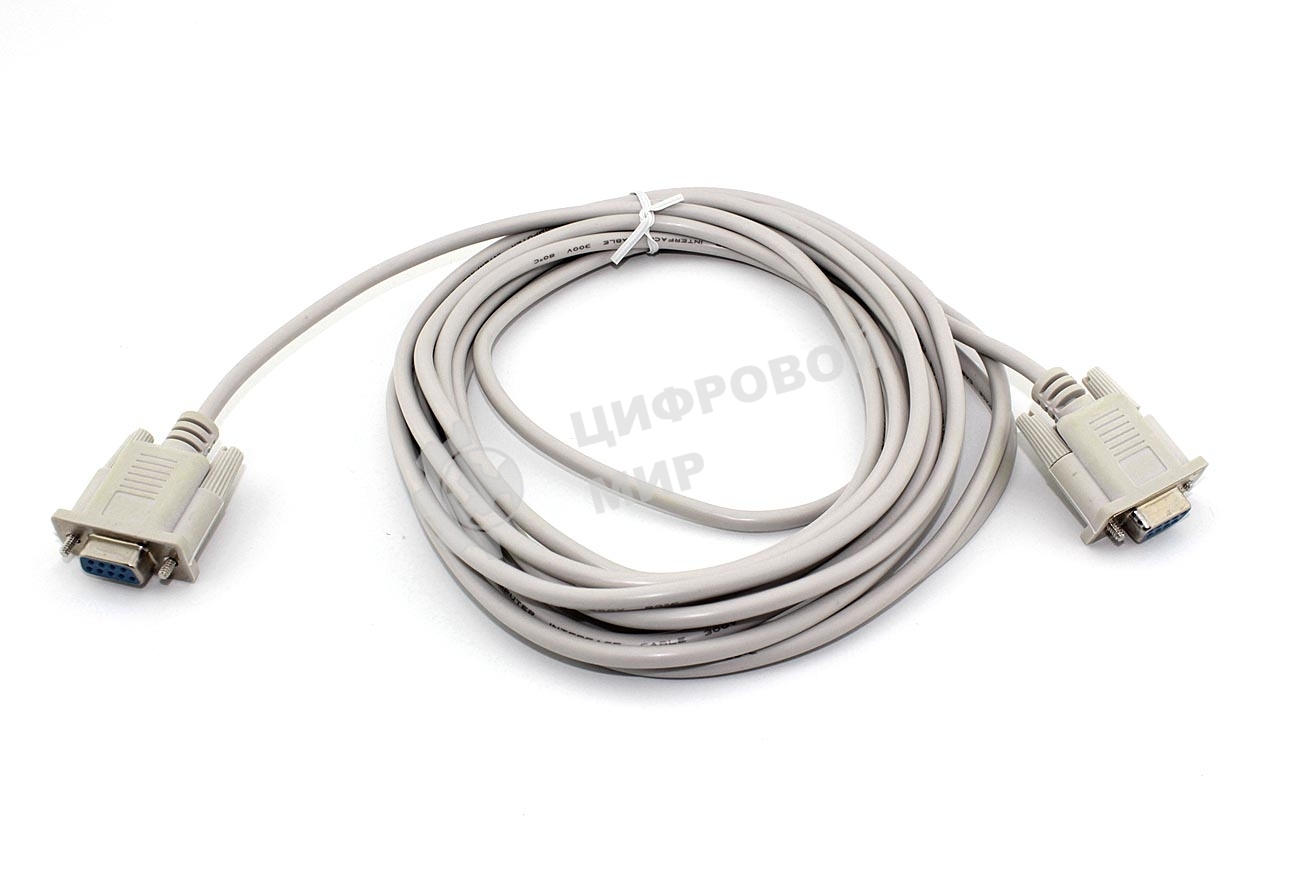 Кабель с разъемами DB9 мама-мама 5 м