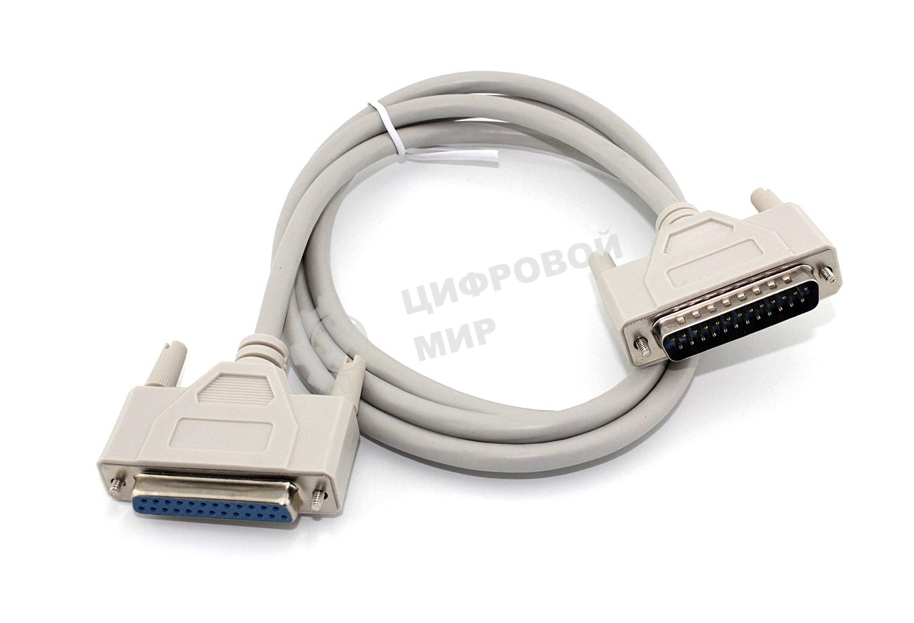 Кабель с разъемами DB25 мама-папа 1,5 м
