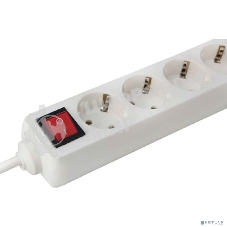 Удлинитель Гарнизон ELB-G5-W-7 5р 16А 7 м с выключателем и заземлением, белый