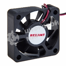 Вентилятор для корпуса Rexant RХ 4010MS 12VDC черный, 40 мм, 4800 об/мин, 20 дБ, 2 pin