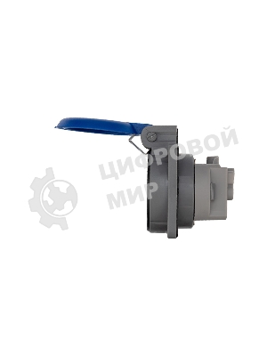 Розетка Rexant влагозащищенная с крышкой, с/з, скрытая установка,16 А, IP54 каучук