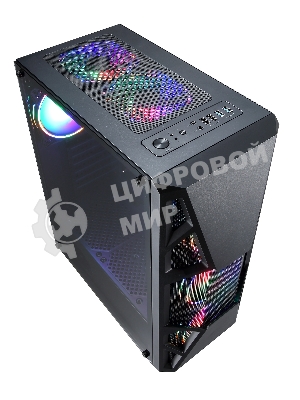 Компьютерный корпус Aerocool/Formula CL-3303B RGb черный без БП ATX 6x120мм 2xUSB 2.0 1xUSB 3.0 audio bott PSU