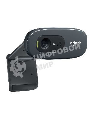 Веб-камера Logitech C270 HD 1280x720, 30 кадр/с, USB Type-A, микрофон (шумоподавление), автоосвещение, универсальное крепление