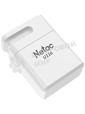 Флешка USB Netac U116 32 Gb <NT03U116N-032G-30WH>, USB 3.0, миниатюрная пластиковая белая