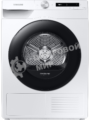 Сушильная машина Samsung DV90T5240AW/LP белый, 9 кг, сушка - тепловой насос, программ - 14, 60 x 85 x 65 см