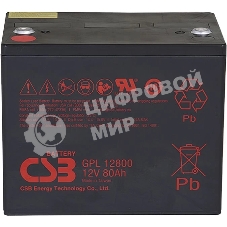 Батарея CSB GPL-12800 (12V, 80Ah) для UPS