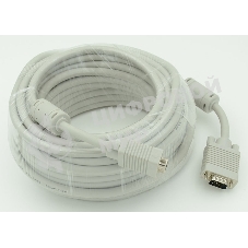 Кабель VGA DB15 (m)/DB15 (m) 30м феррит.кольца (CABLE30)