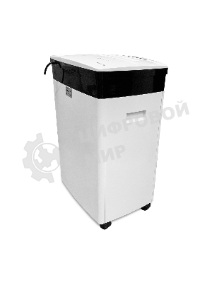 Шредер ГЕЛЕОС УМ28-5, DIN P-5 (5 ур-нь секр.), 28 литров, фрагмент 1,9х12мм, 13-14 лист (70г/м2), CD/пл.карты/скрепки/скобы,