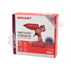 Клеевой пистолет Rexant, 60 Вт, Ø11 мм, 