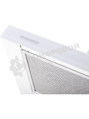 Вытяжка встраиваемая Maunfeld Ouse Touch Glass 60 белый, 60 см, 750 куб. м/ч, 48 дБ