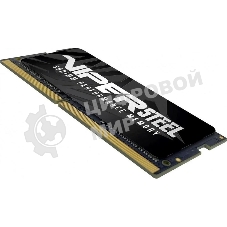 Оперативная память Patriot Steel Series, DDR4, 16GB (1x16 GB), 3200 MHz, CL22, радиатор, черный, SO-DIMM