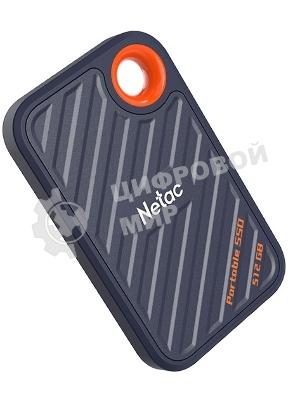 Внешний SSD Netac ZX20, 512 Gb, USB 3.2 Gen 2x2 Type-C, R/W 2000/1800, черный