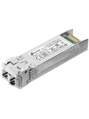 Трансивер TP-Link 10G SFP+ Module, LC connector, 50/125um or 62.5/125um Multi-mode, 850nm wavelength, distance up to 300m.