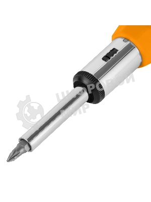 Отвертка реверсивная, набор бит, 10 шт., CrV Sparta