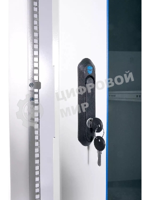 Шкаф телекоммуникационный напольный ЭКОНОМ 30U (600 × 800) дверь стекло, дверь металл