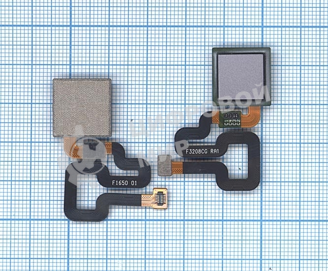 Шлейф со сканером отпечатка пальца для Xiaomi Redmi 4 Pro серый