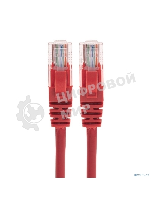 Патч-корд U/UTP Rexant cat.6, RJ45-RJ45, неэкранированный, 26AWG, LSZH, красный, 0.5 м