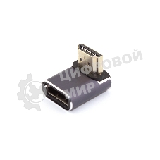 Переходник HDMI угловой папа-мама вниз