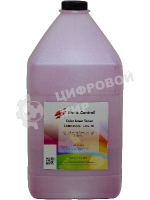 Тонер Static Control TRMPTCOL-1KG-M пурпурный флакон 1000гр. для принтера HP CLJCP1515/Canon MF8330