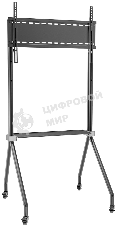 Мобильная стойка напольная Kromax OMEGA-13 черный, 1 шт/уп, Мобильная стойка напольная для TV 32