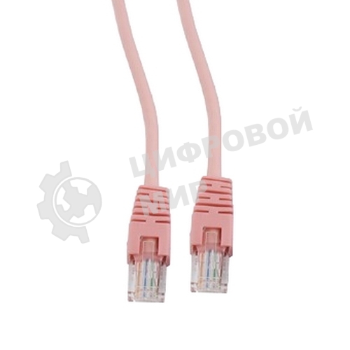 Патч-корд UTP Cablexpert cat.5e, 2м, литой, многожильный розовый