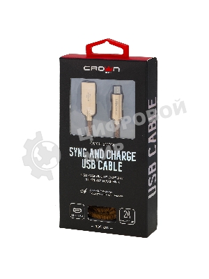 Кабель Crown USB - microUSB CMCU-3132M brown