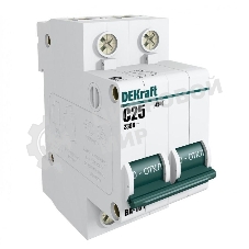 Выключатель автоматический модульный DEKraft 2п C 20А 4.5кА ВА-101 11067DEK