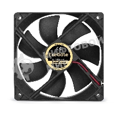 Вентилятор для корпуса ExeGate ExtraPower EP12025S2P черный, 120 мм, 1800 об/мин, 28 дБ, 2 pin