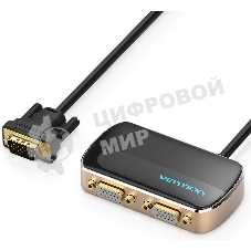 Разветвитель-сплиттер Vention VGA 15M/2x15F на 2 монитора