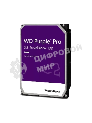 Жесткий диск Western Digital Original SATA-III 18Tb WD181PURP Video Purple Pro (7200rpm) 512Mb 3.5